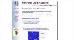 Desktop Screenshot of hirnwellen-und-bewusstsein.de